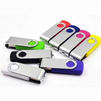 

Pendrive Metal Rotate Usb Flash Drive 4GB 8GB 16GB 32GB Pen Drive 64GB Memory Stick U Disk Real Capacity Thumbdrives