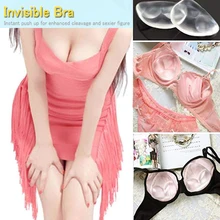 1 пара Силиконовый купальник с треугольным лифом подкладки для бюстгальтера с эффектом пуш-ап усилитель нижнего белья съемные невидимые женские подкладки бюстгальтера
