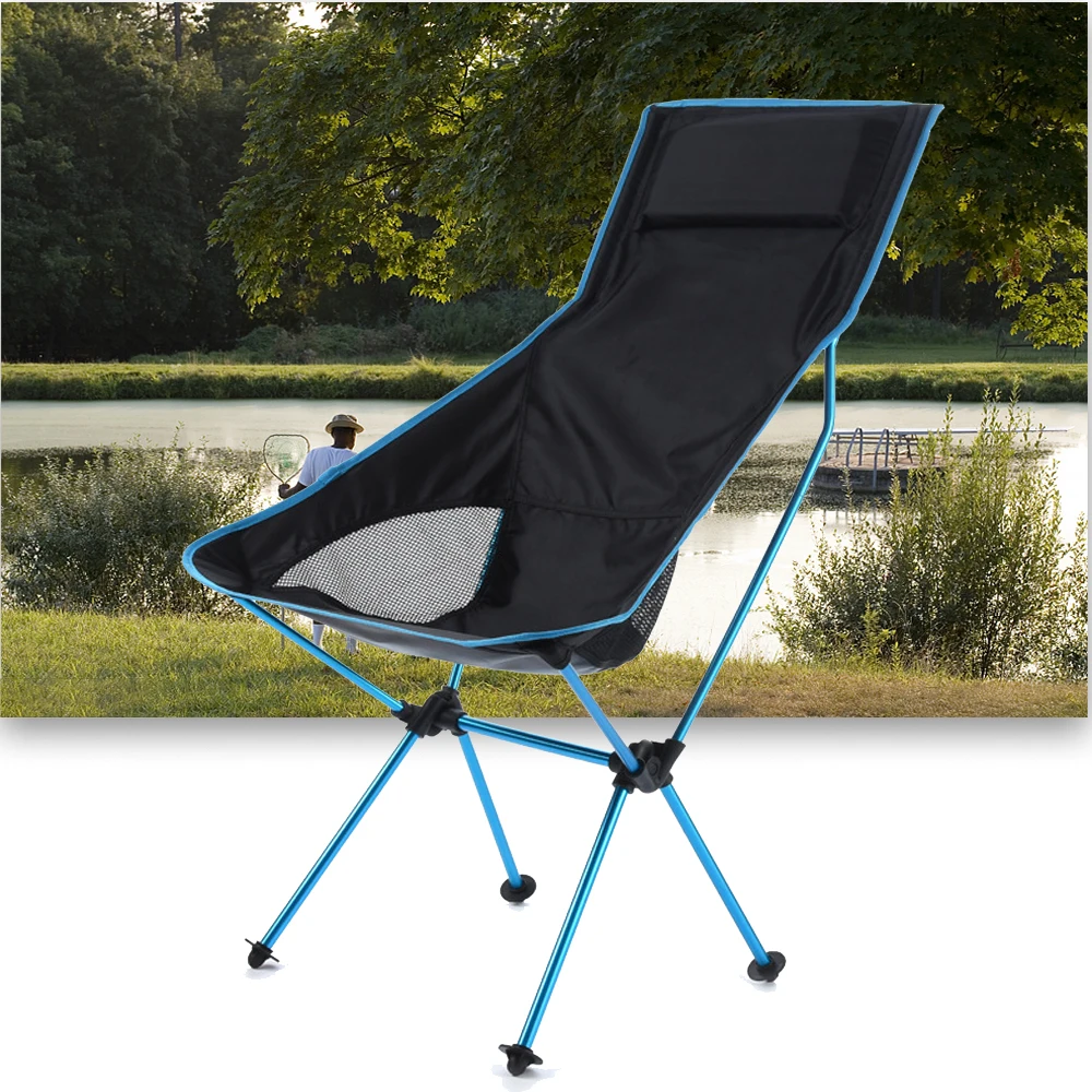 

Superhard High Load Aluminiu Foldable Deck Chair Ultralight Folding Chair Camping Beach Chair Portable