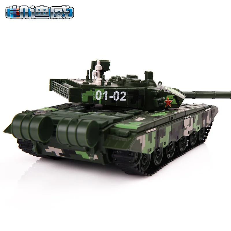 Cadeve 685002 Сплав Военная Модель автомобиля Тип 99 главный боевой танк Подарочная игрушка