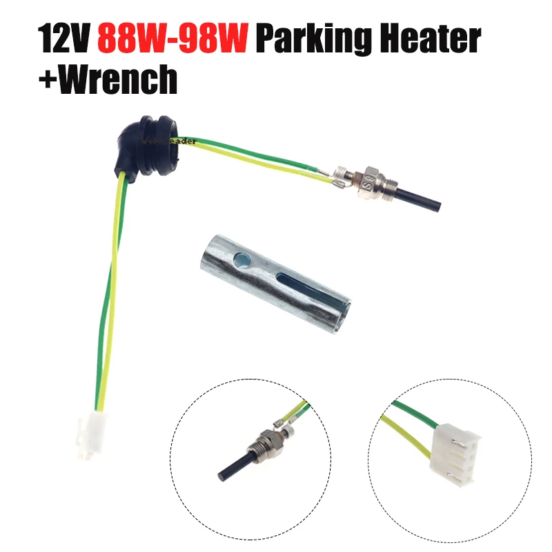 12V 88W-98W Car Auto Boat Parking Heater Ceramic Pin Glow Plug For Eberspacher D2 D4 D4S Air Diesel Part w/Wrench | Автомобили и