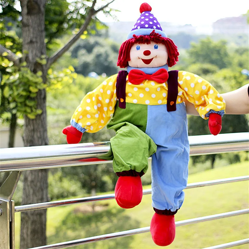 Big Size 95cm Clown Plush Toys Cartoon The Joker Clown Dolls Kids Children Stage Props Party Xmas Birthday Cosplay Gift  (12)