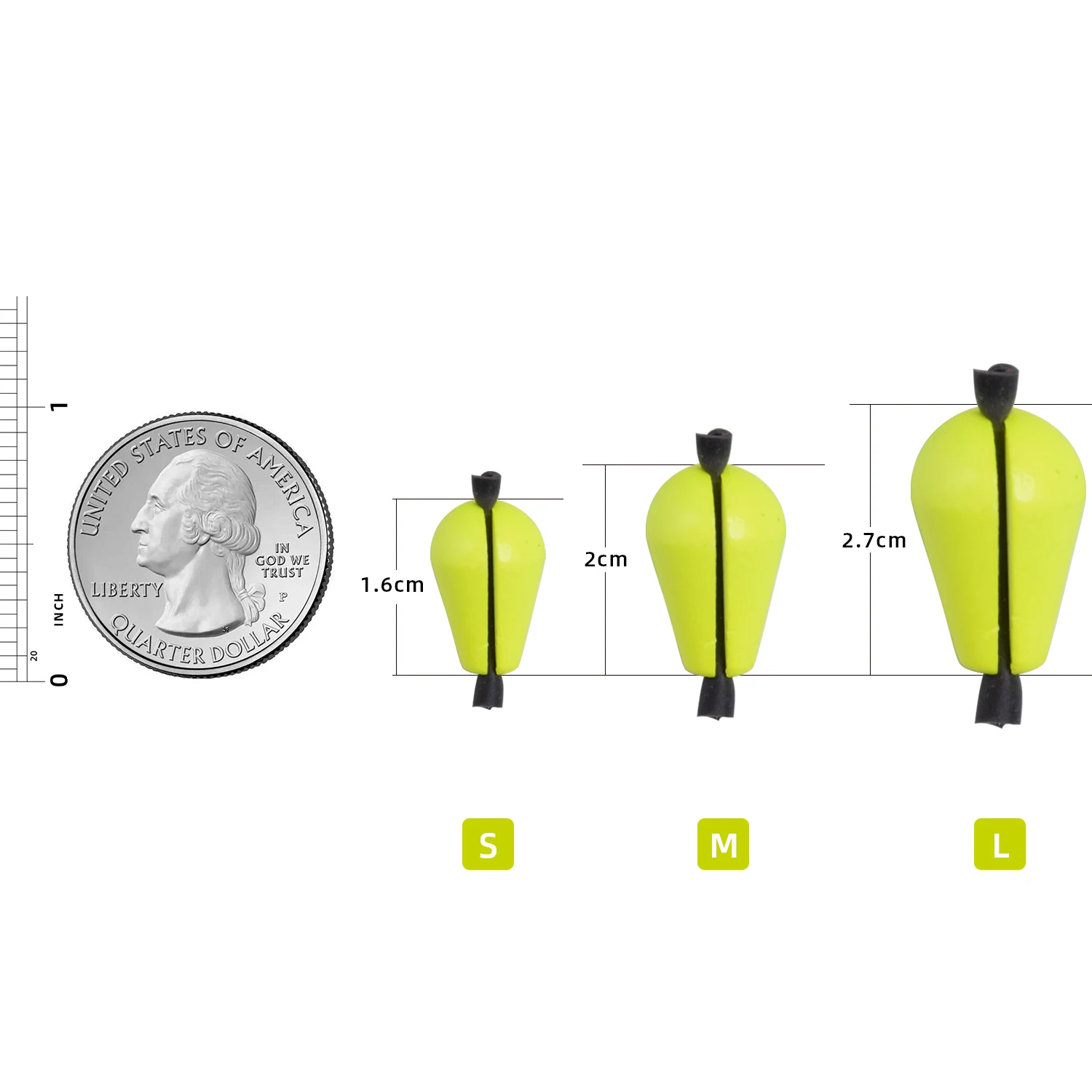 SF 6Pcs Fly Fishing Strike Indicator Foam Material Teardrop Floating Bobber Indicator