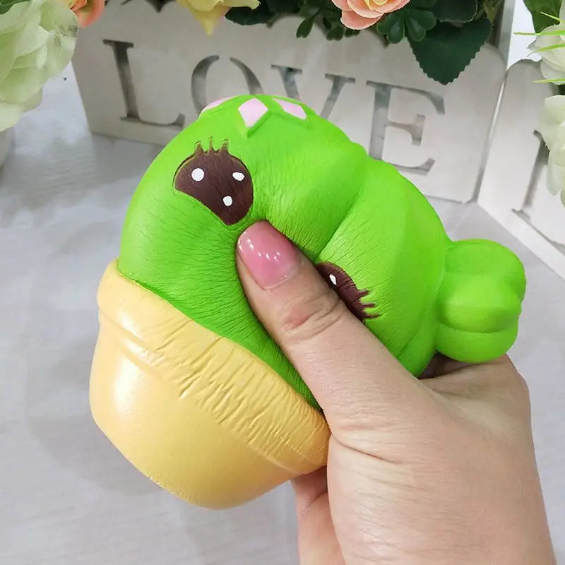 Jumbo милая мягкая игрушка кактус медленное нарастающее при сжатии игрушка для детей Новинка Игрушки для девочек подарок для детей