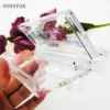 Custom Eyelash Boxes Logo Package Acrylic Rectangle MInk Lashes Case With Tray Wholesale For Business  5D Lash Packaging 2