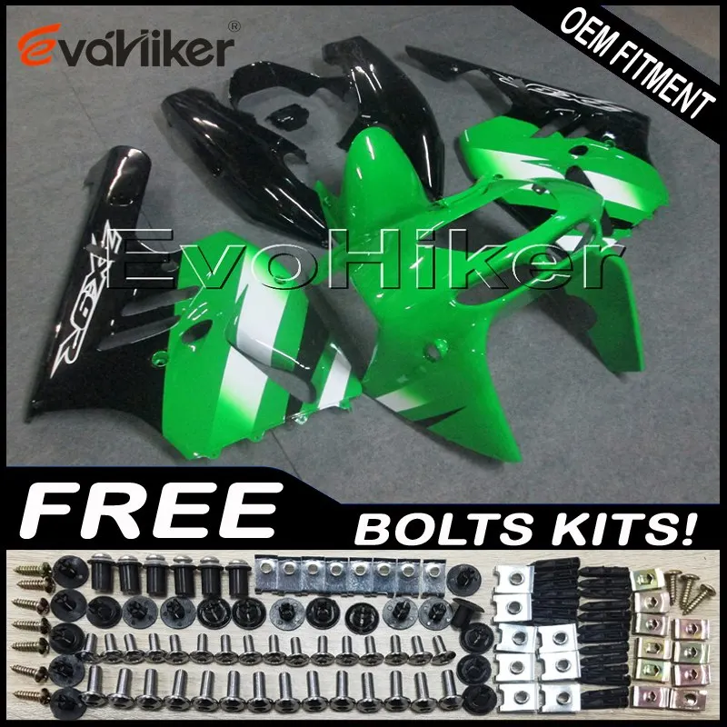 Пользовательские мотоцикла хомут для ZX-9R 1994 1995 1996 1997 ABS Двигатель панели, цвета: черный, зеленый+ подарки