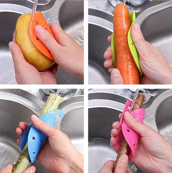 

Fruit And Vegetable Cleaning Brush Does Not Hurt Hands Fruit Potato Radish Cleaning Brush Fruit And Vegetable Brush