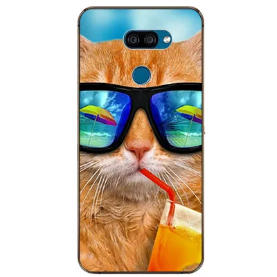 Чехол для LG K40S модный силиконовый мягкий симпатичный задний из ТПУ s K50S чехол