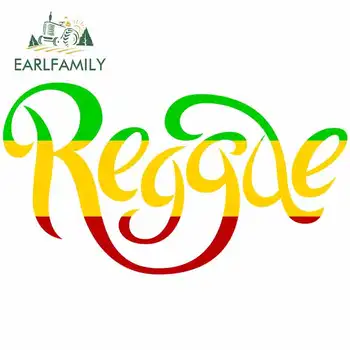 

EARLFAMILY 13cm x 7.3cm for Reggae Motorcycle Car Bumper Window Stickers Vinyl Car Sticker Waterproof Custom Printing Decal