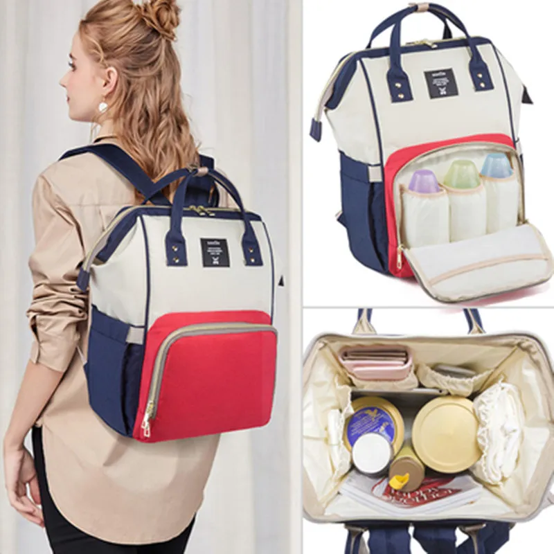 

Large Capacity Mummy Maternity Backpacks Baby Things 2019 Fashion Women Nursing Bag Travel Backpacks for Baby Care New Rucksack