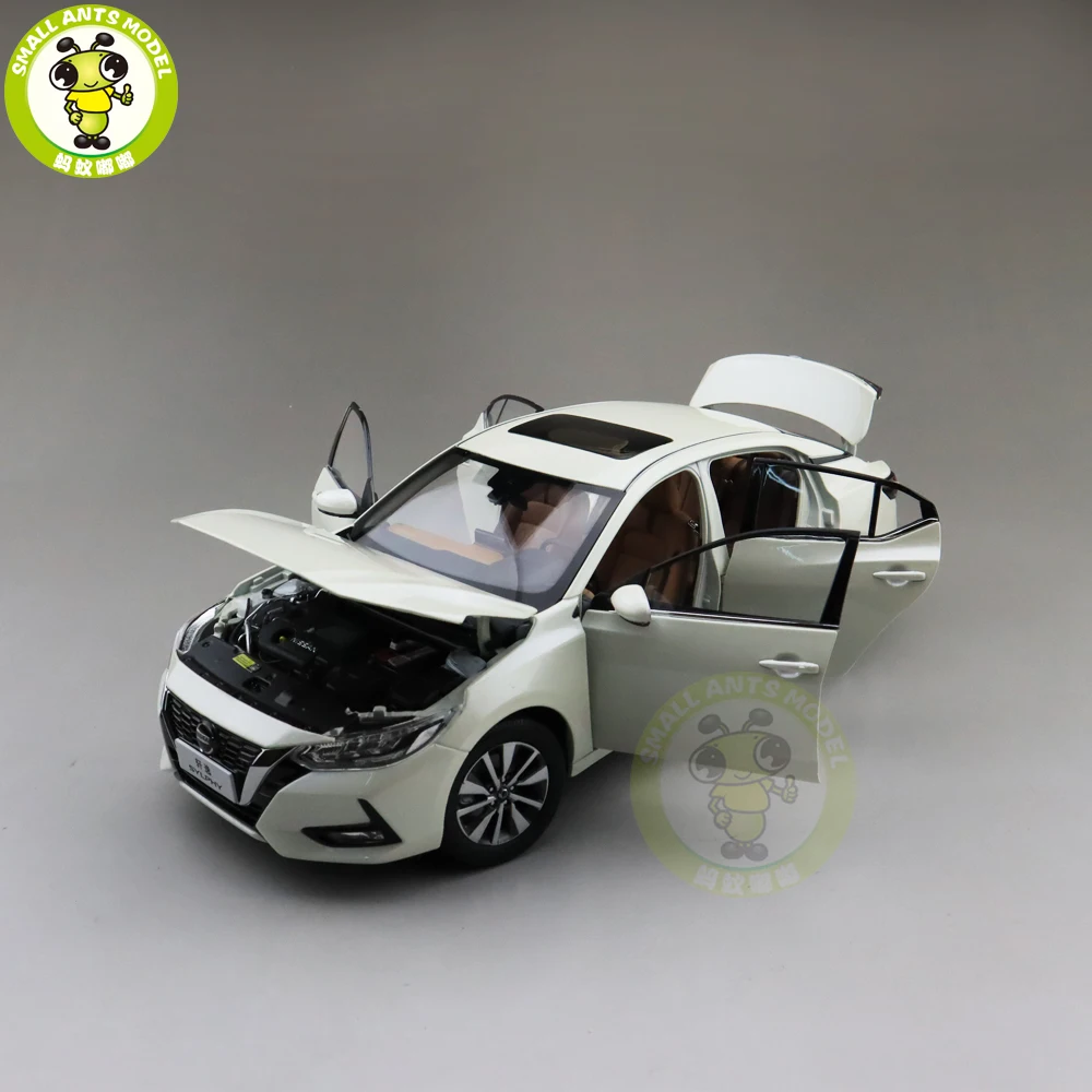 1/18 Nissan SYLPHY автомобиль из литого металла модель игрушки Дети Подарки для мальчиков и девочек белый