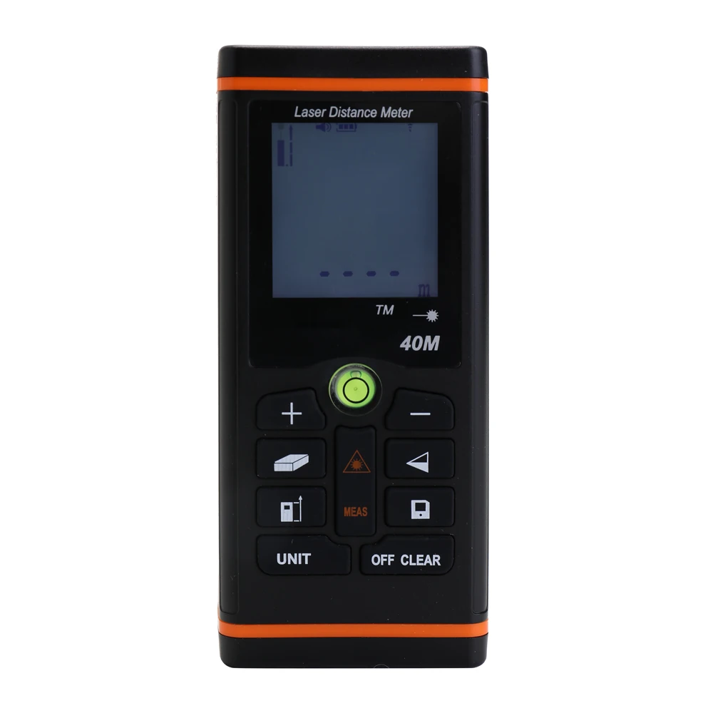 

Handheld Digital High Accuracy Measure Rangefinder Red Light Distance Meter Building Measurement Device With Backlight