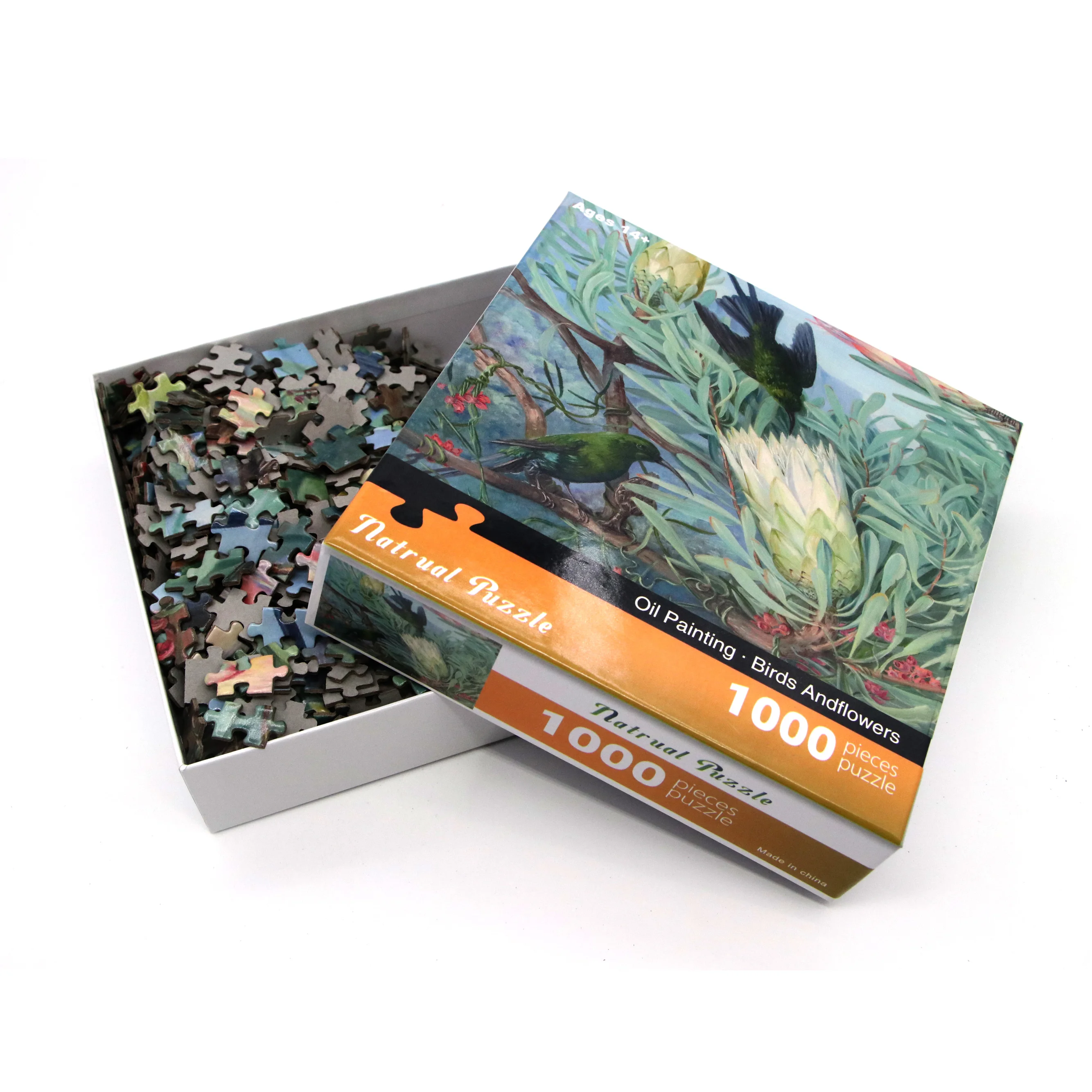 High Quality Oil painting Puzzle Factory Price 1000 Piece Cardboard Jigsaw For Adults |