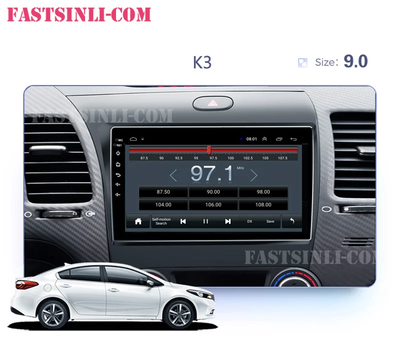 Автомобильный мультимедийный плеер радио Android 8 0 для Kia CERATO K3 FORTE 2013 2014 2015 2016