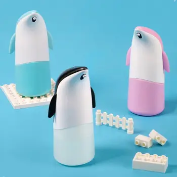 

Cute Penguin Soap Dispenser Touchless Automatic Foaming Device Infrared Sensor