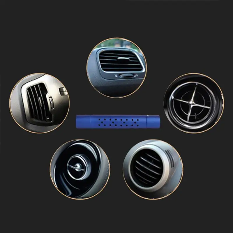 Автомобильный освежитель воздуха, духов, наполнитель, твердый ароматизатор, автомобильный очиститель воздуха, портативный автомобильный диффузор из алюминиевого сплава