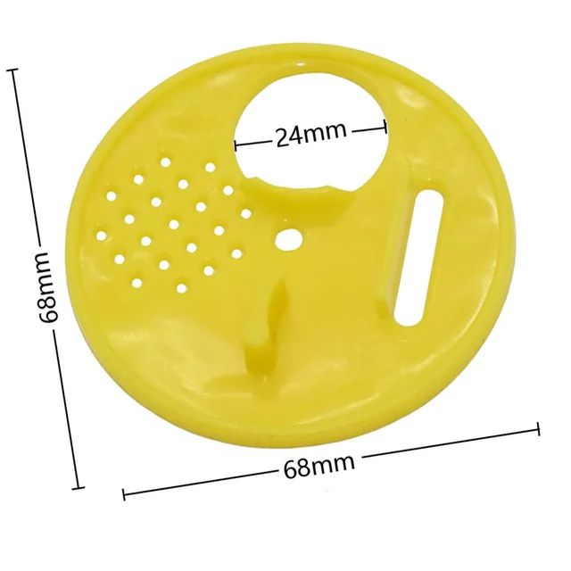 5Db Méhész Műanyag Méhkapu Kerek Egy Méh Kilépési Kaptár Szellőzőnyílás Bejárat Szellőztető Kapu Fészek Szerszámok Felszerelések Kellékek - Image 3