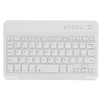 

Ultra-Thin Portable Mini Wireless Bluetooth Keyboard for IOS Iphone Ipad Pro,Android Xiaomi Huawei Tablet Laptop Keyboard-White