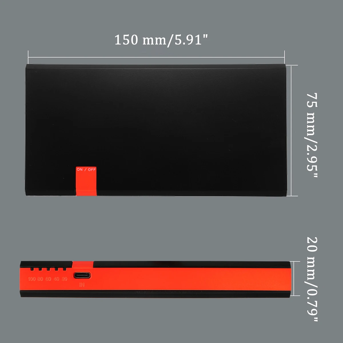 20000mah USB Jump Starter Car jump Starter Power Bank 12V 600A Car Auto Emergency Booster Battery Fast-charging