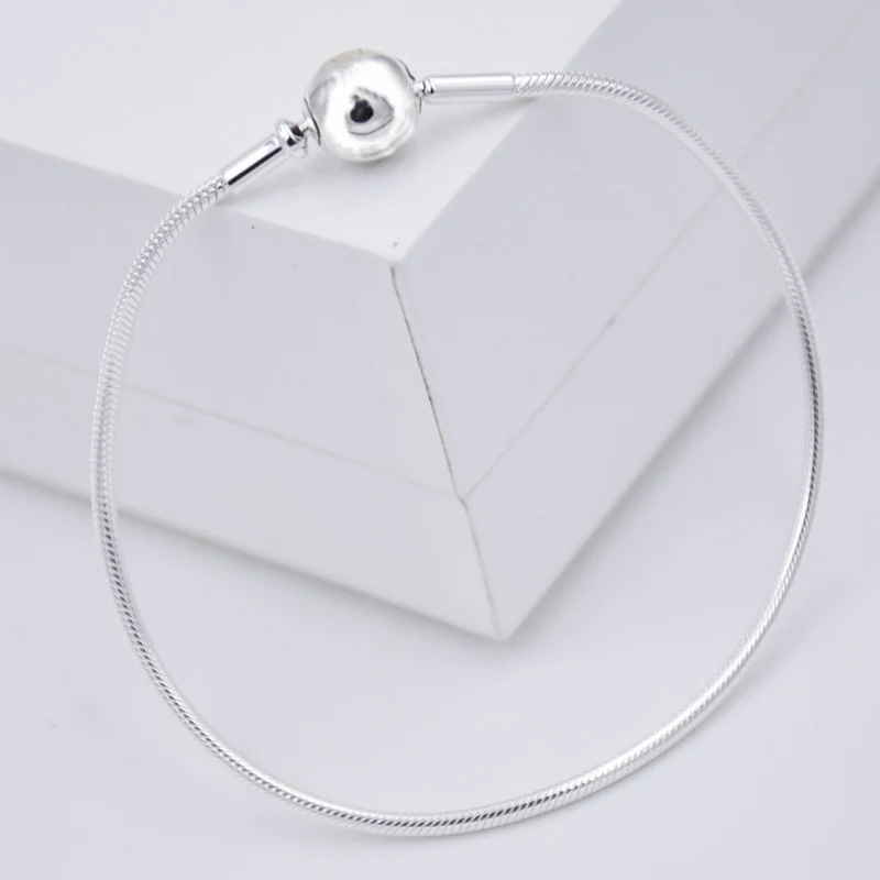 925 пробы серебряный браслет с шаровой застежкой подходит для коллекции Essence браслет подходит для женщин бусины Шарм DIY Европа ювелирные изделия