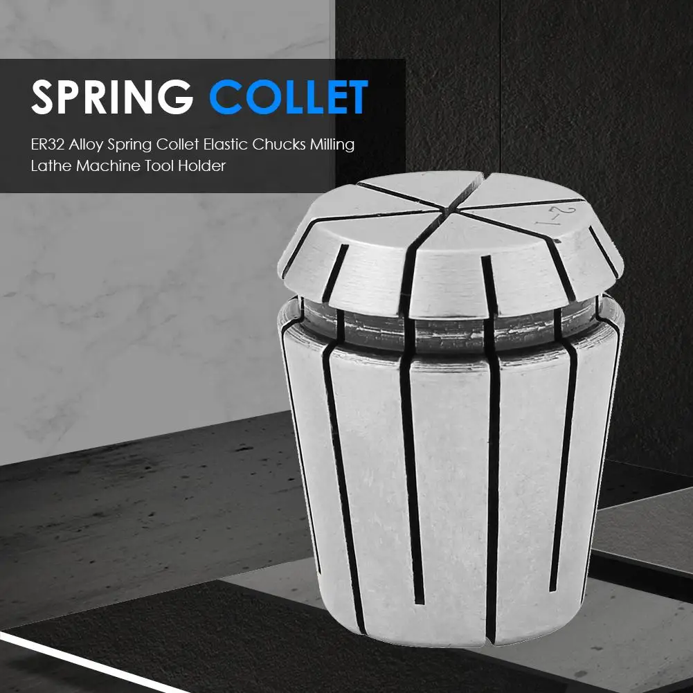 

ER32 CNC Machine Tool Holder High Accuracy Workholding Alloy Spring Collet Milling Lathe Tool Holding Bit Boring Cutter Tap