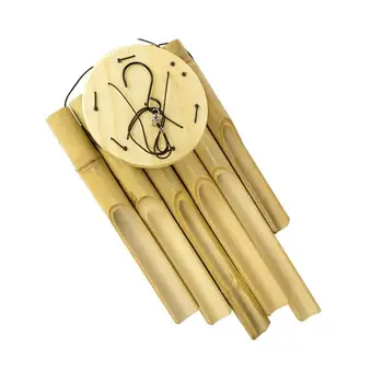 

Outdoor Bamboo Wind Chimes Natural Wood Wind Chimes Natural Wood Bamboo Wind Chimes Suitable For Garden Courtyard Courtyard