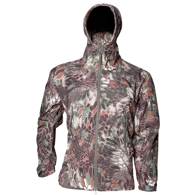 Новые уличные водонепроницаемые куртки охотничьи ветровки куртки камуфляжные с капюшоном дождевые куртки лыжные тактические охотничьи походные куртки пальто мужские