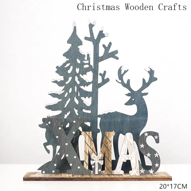 Xmas Elk Tree Рождественские украшения для дома 4 м Мерцающие Звезды бумажные гирлянды Рождественская елка кулон год подарок Noel Deco Navidad украшения - Цвет: Xmas Elk Tree