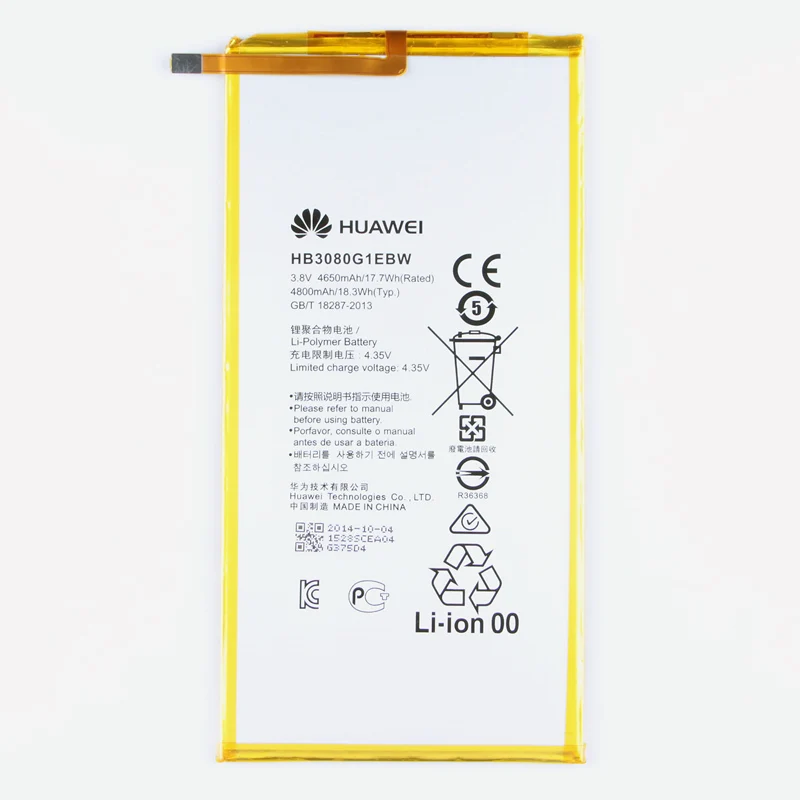 Оригинальный HB3080G1EBW планшетный Аккумулятор для Huawei Honor S8 701u 701W HB3080G1EBW|battery for