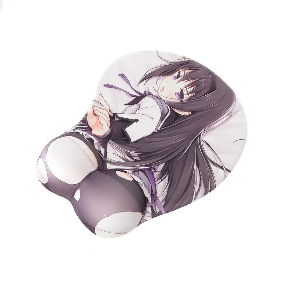 Силиконовый коврик для мыши с мультяшным аниме 3D привлекательными красивыми