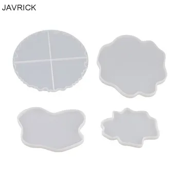 

Irregular Coaster Cup Mat Silicone Mold For Resin Manual Mirror UV Resin Table