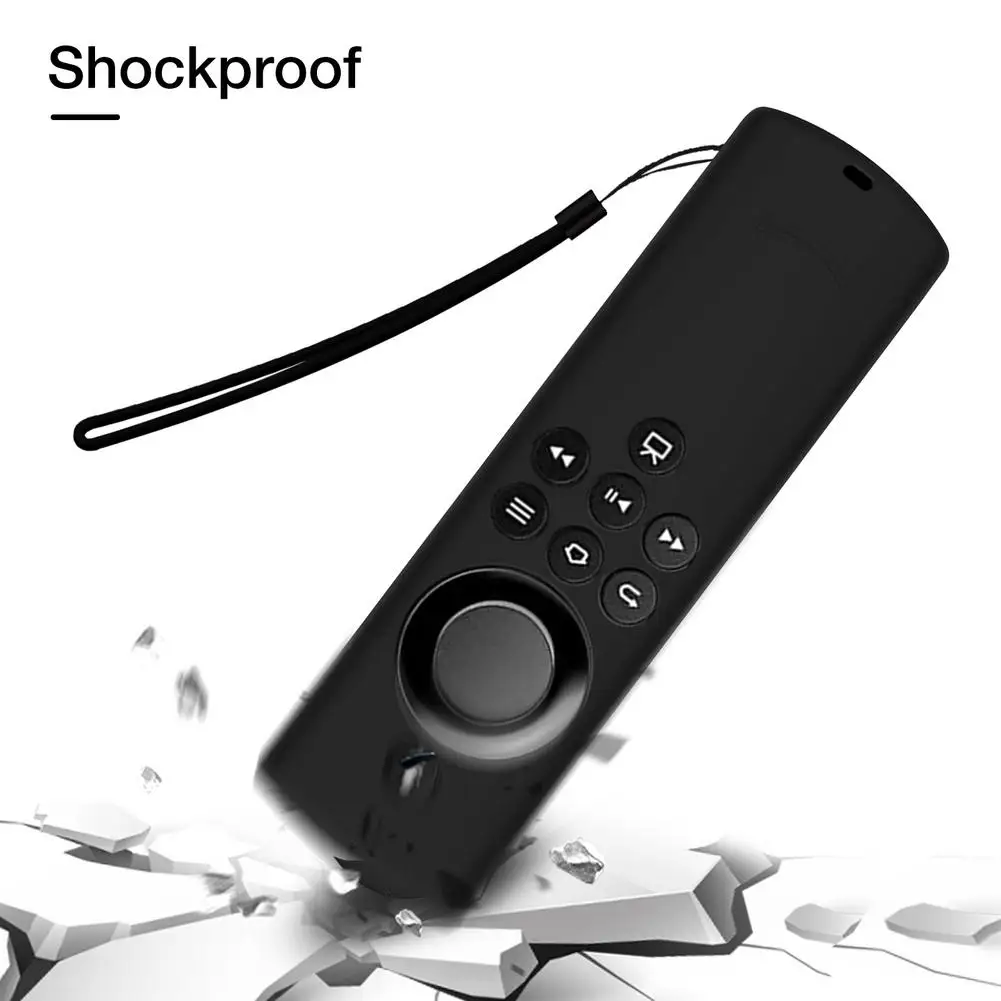 Silicone Remote Control Case For Alexa Voice Remote Lite For Fire TV Stick Soft Washable TV Remotes Control Protector