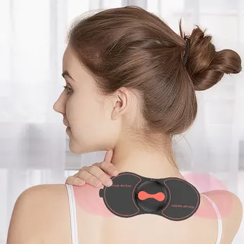 

Portable MIni EMS Neck Massager Muscle Shoulder Massager Butterfly Design Body Massager Slimming Body Electronic Massager