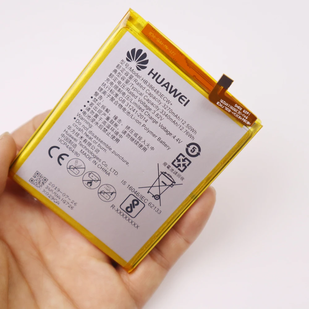 Аккумулятор для телефона HB386483ECW для huawei Honor 6X/G9 plus/Maimang 5/GR5 3340mAh сменные батареи