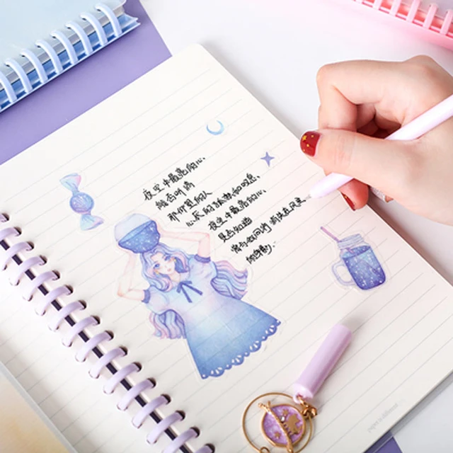 B5 Macaron Loose-Leaf Notebook, Destacável Espiral Binder Papel, Dentro  Página Diário, Plano Ring Binder, Escritório e Material Escolar - AliExpress