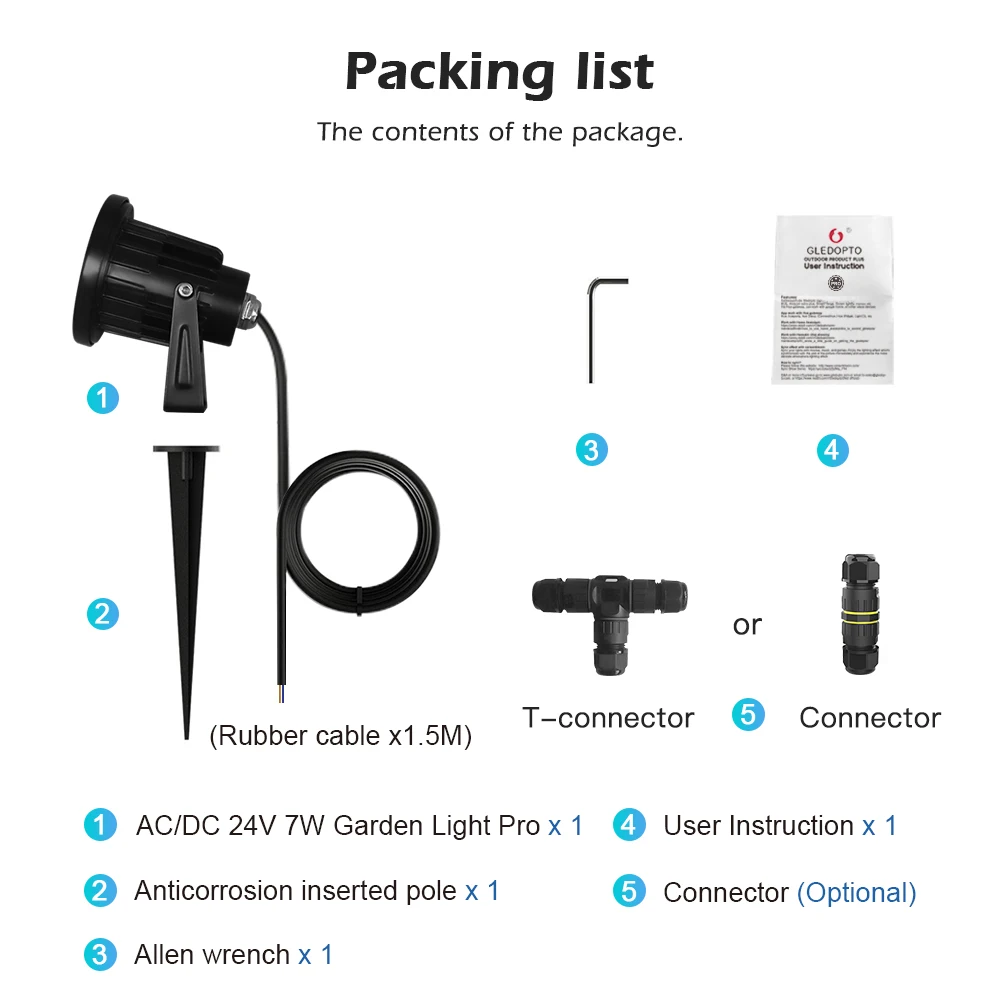 Lampadaire extérieur,lampe d'extérieur LED Zigbee 3.0,indice d