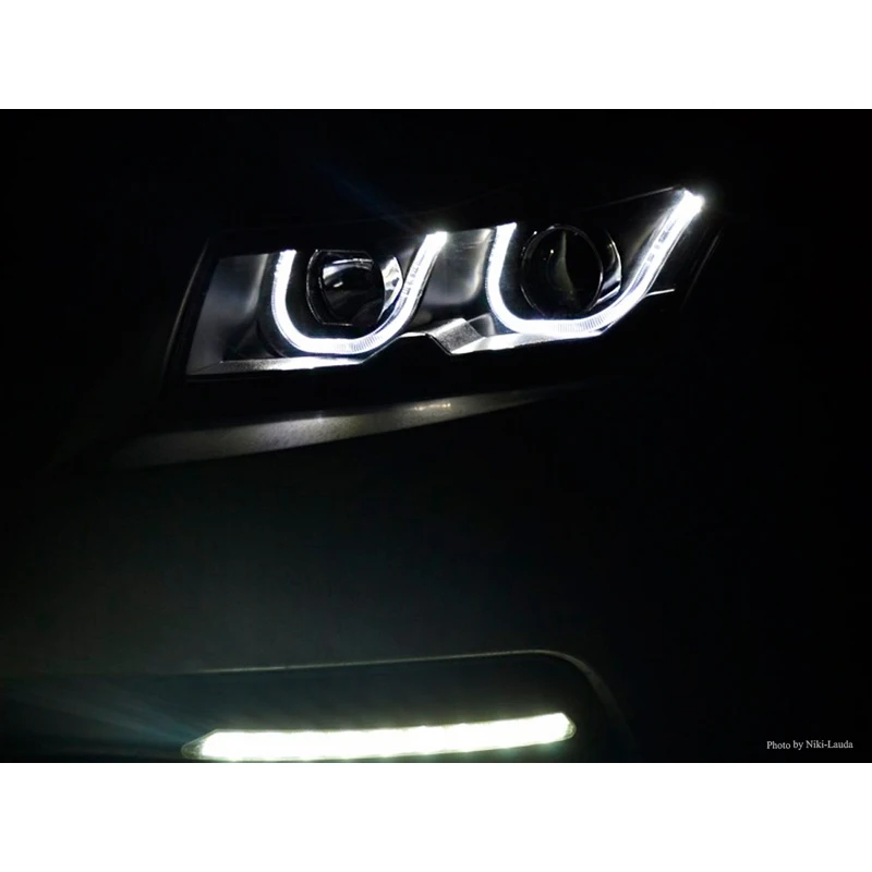Chevrolet Cruze 2009 2015 Eagle Eyes фары в стиле Volkswagen "ангельские глазки" светодиодный