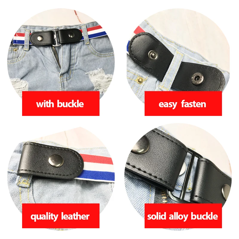 Elastic Invisible Belt Jeans Soft Leather Belt without Buckle Easy Belts For Women Men Stretch Cintos Elastic Belt