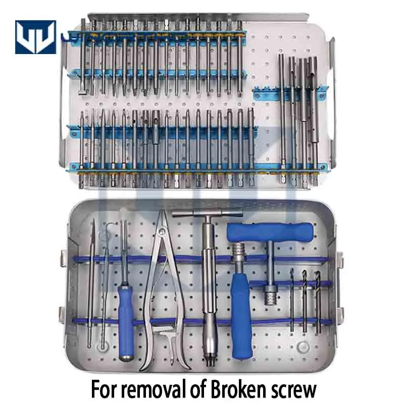 

Ортопедические инструменты для удаления сломанных имплантатов, винтов, ортопедических инструментов, полых резаков, удаления винтов