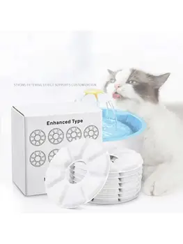 

Pet Cat Water Fountain Filter Replacement Carbon Filter Pad for Keep Pet Healthy 449E