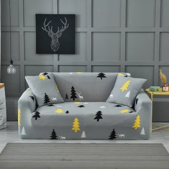 

SJL 48 Slipcovers sectional elastic Stretch sofa Cover For Living Room Furniture Couch Cover L shape Single/Two/Three seat