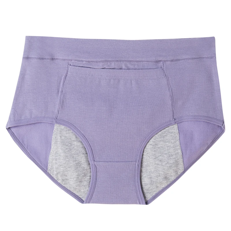 DORKASM Period Underwear for Women Heavy Breathable Menstrual Underwear for  Women Heavy Menstrual Panties Light Purple M 