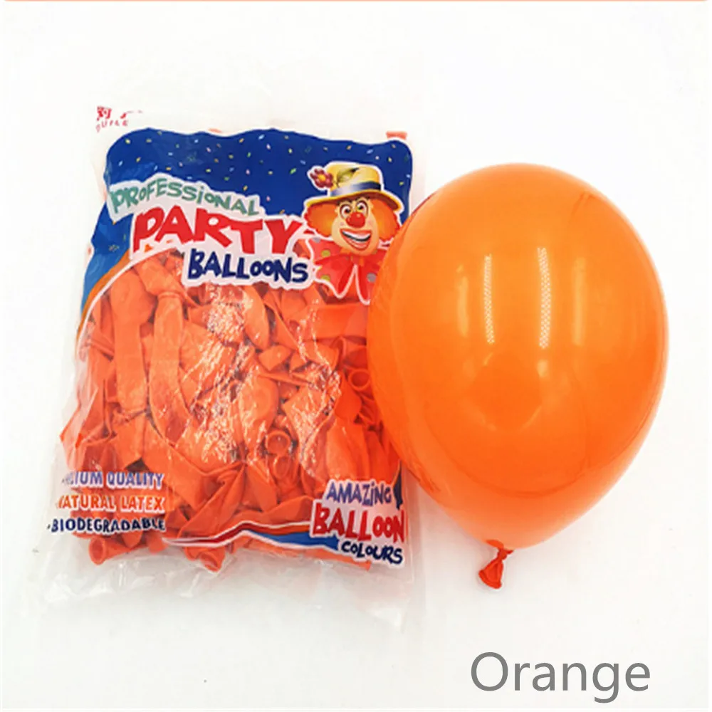 thumbnail image 1 of Globo de látex para decoración de fiestas de cumpleaños, aniversarios, San Valentín, bodas, baby showers, 5 pulgadas, 30/50/100 unidades, 1 of 5
