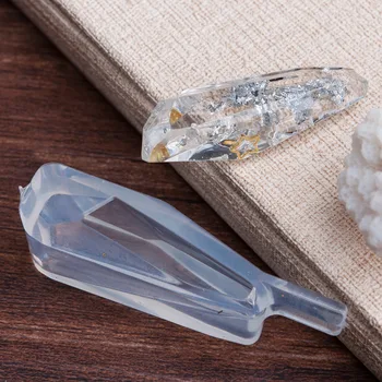 

Silicone Resin Mold For Jewelry Making Faceted Irregular Multi-faceted Pendant Epoxy Mold Silicone Soft Mold 5.5x1.4cm , 1PCs