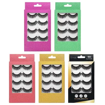 

Poem Duchamp Product 3D Mink Hair Eyelash Natural Thick False Eyelashes 5 Conducted Cross Border Wholesale G800