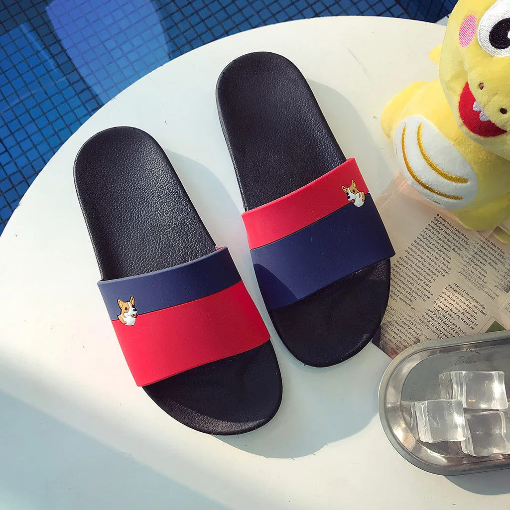 

Summer Men's Fashion Casual Mix Colors Outdoor Anti-skidding Beach Shoes Home Slippers Outdoor Flip Flops Beach Anti-slip shoe