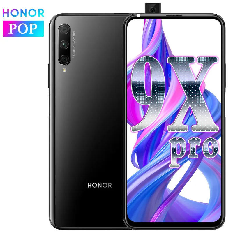 Смартфон Honor 9X Pro со стеклянным корпусом полный экран 6 59 дюйма ГБ 64 Восьмиядерный