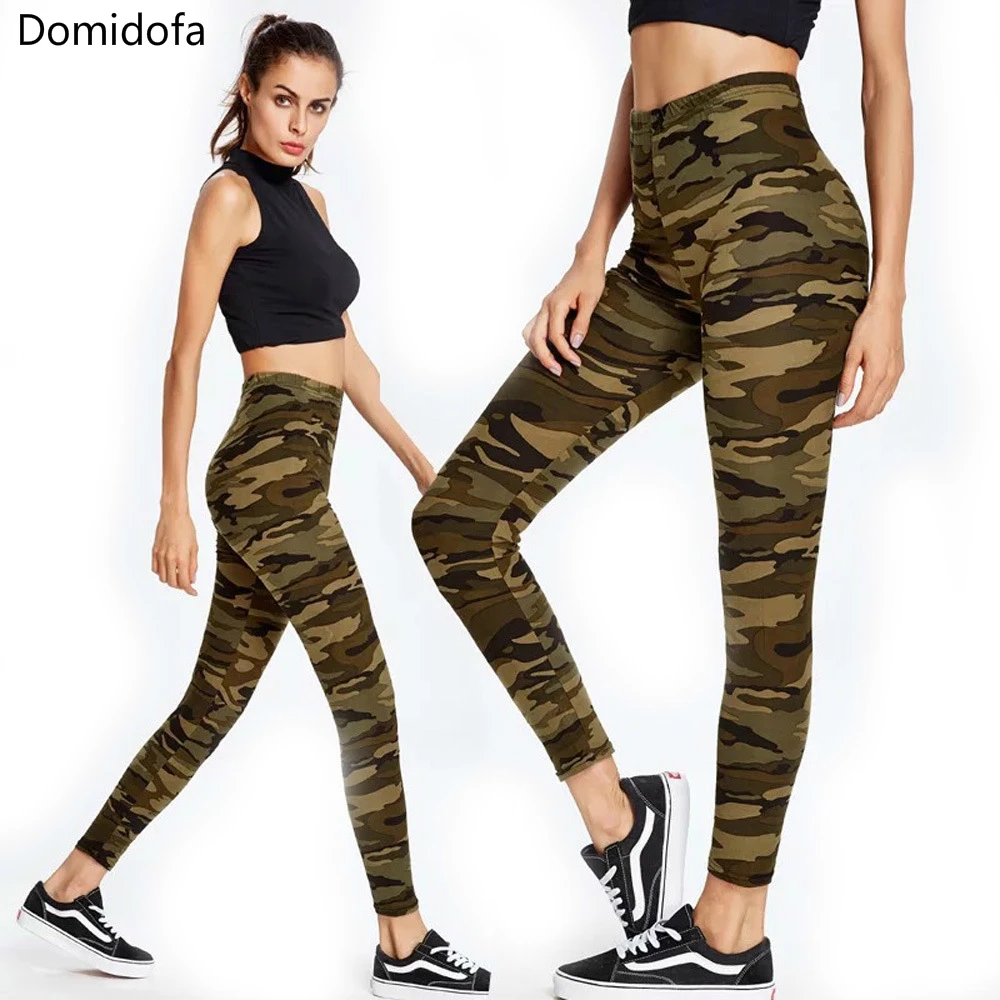 

Camouflage Hit Underpant Elastic Force Will Code Camouflage Yoga Pants Close Nine Part Pants Motion Hit Underpant