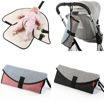 

New Waterproof Nappy Bag Diaper Cover Mat Travel 3in1 Baby Changing Pads Multifunctional Portable Infant Baby Foldable Urine Mat