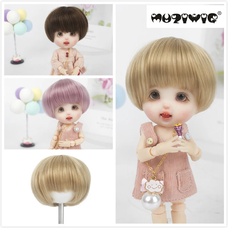 1/12 BJD & Kurhn парик куклы из мягкого волокна для волос 12 см диаметр куклы|Куклы| |